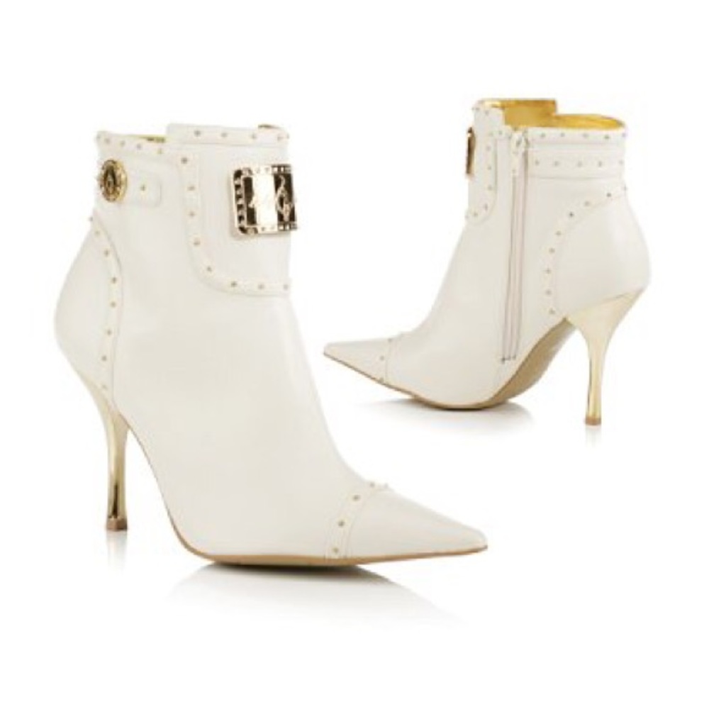Off White or Cream colored Baby Phat Boots
